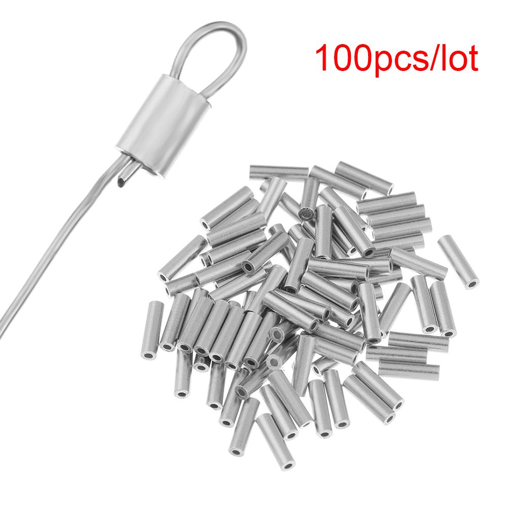 Saltwater Line - 100 pz/lotto 0.8mm/1.0mm/1.2mm/1.4mm/1.6mm/1.8mm tubo tondo in