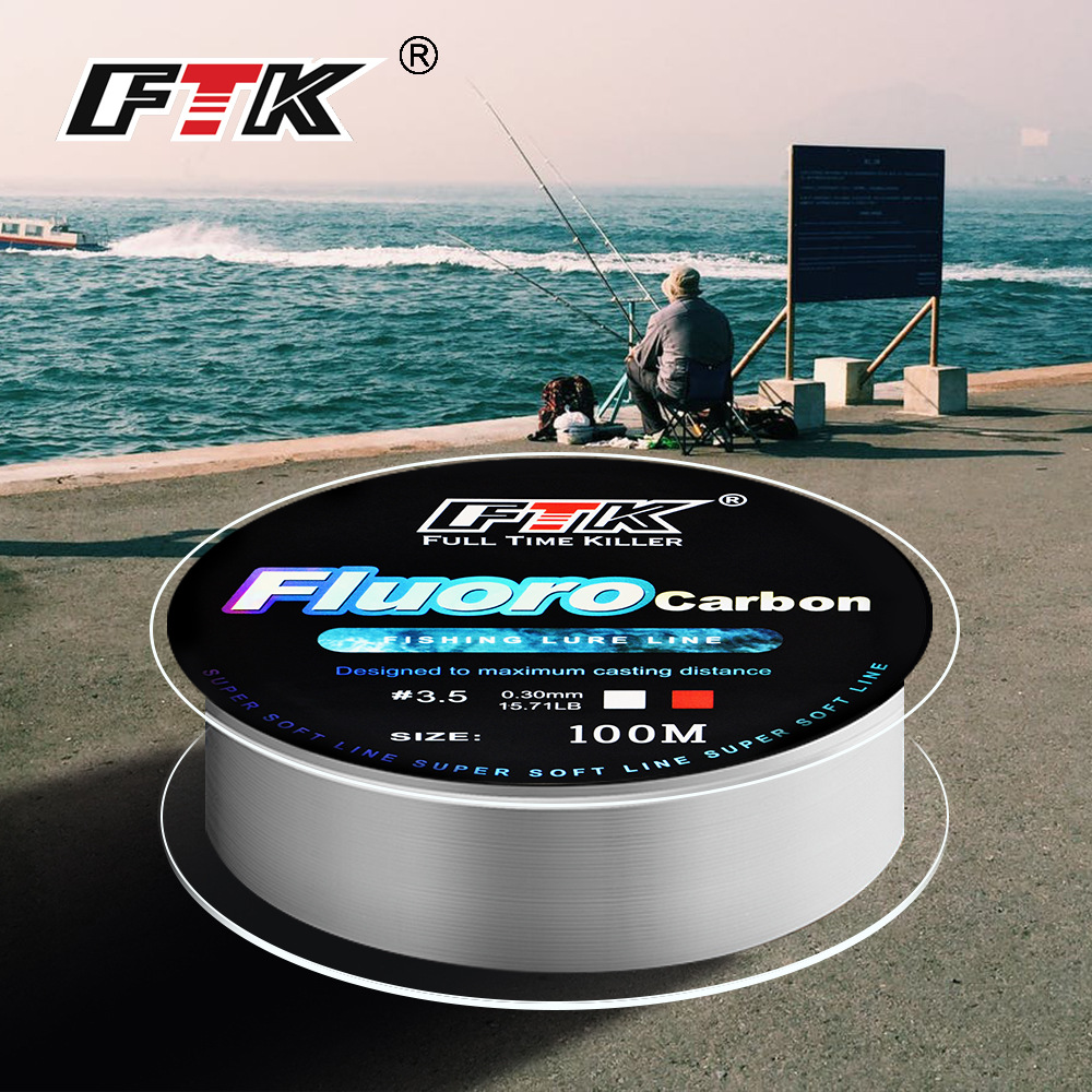 Fluorocarbon Line - Linea di pesca con rivestimento in