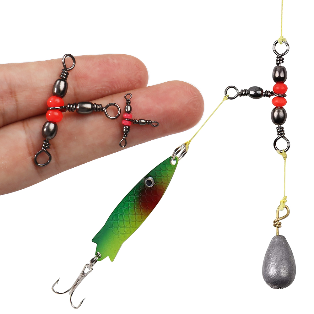 Freshwater Line - Connettore da Pesca a Triplo Girevole
