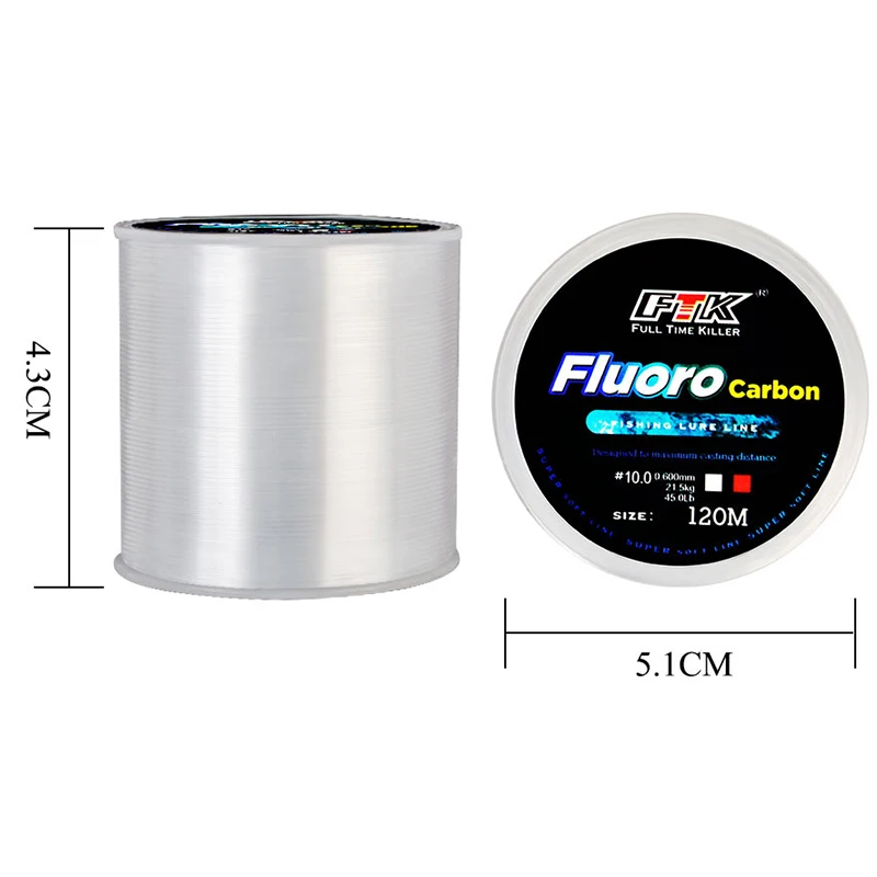 Lenza da pesca 120M 0.14mm-0.6 - Fluorocarbon Line recensione e prezzo