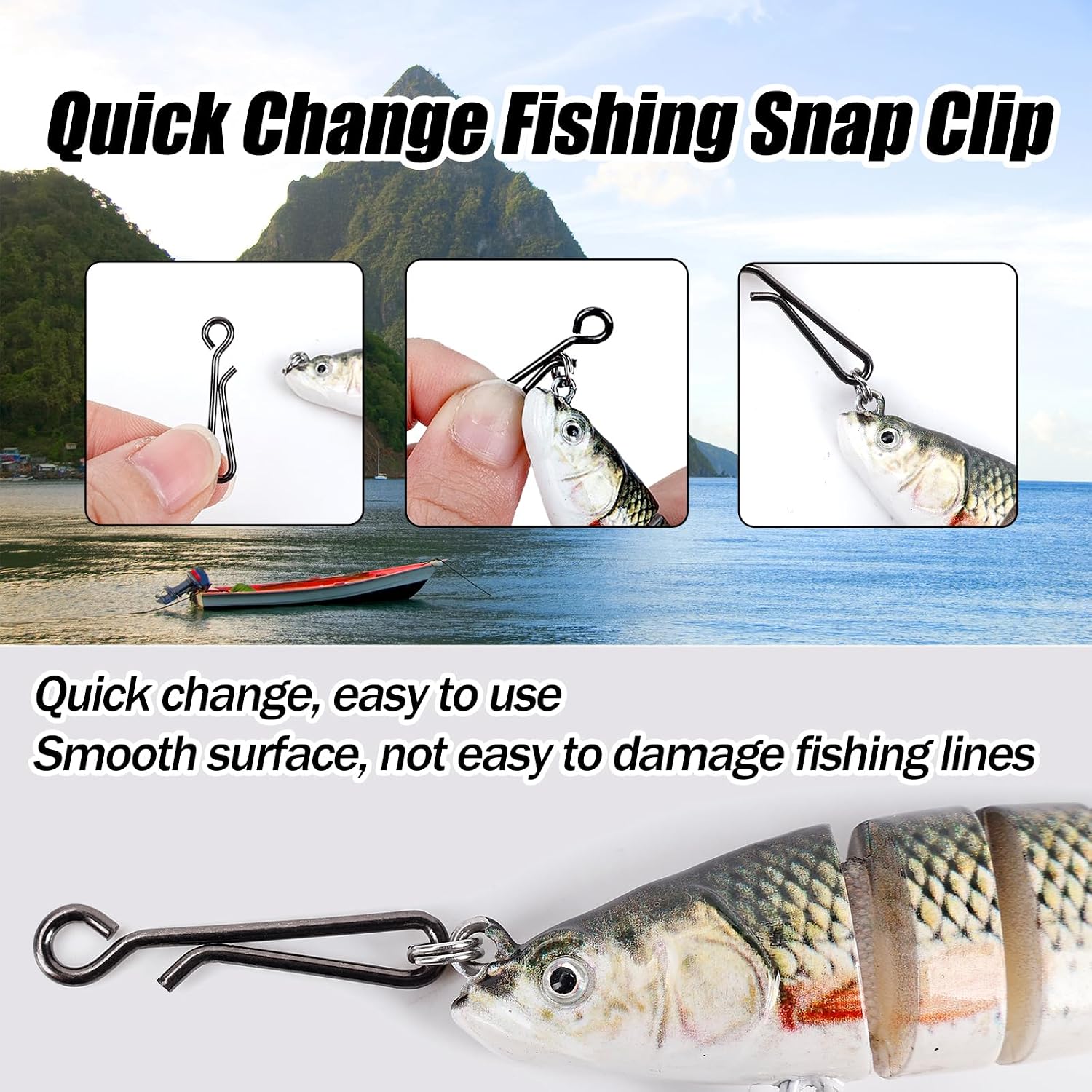 100 Pezzi Clip a Sgancio Rapid - Saltwater Line recensione e prezzo