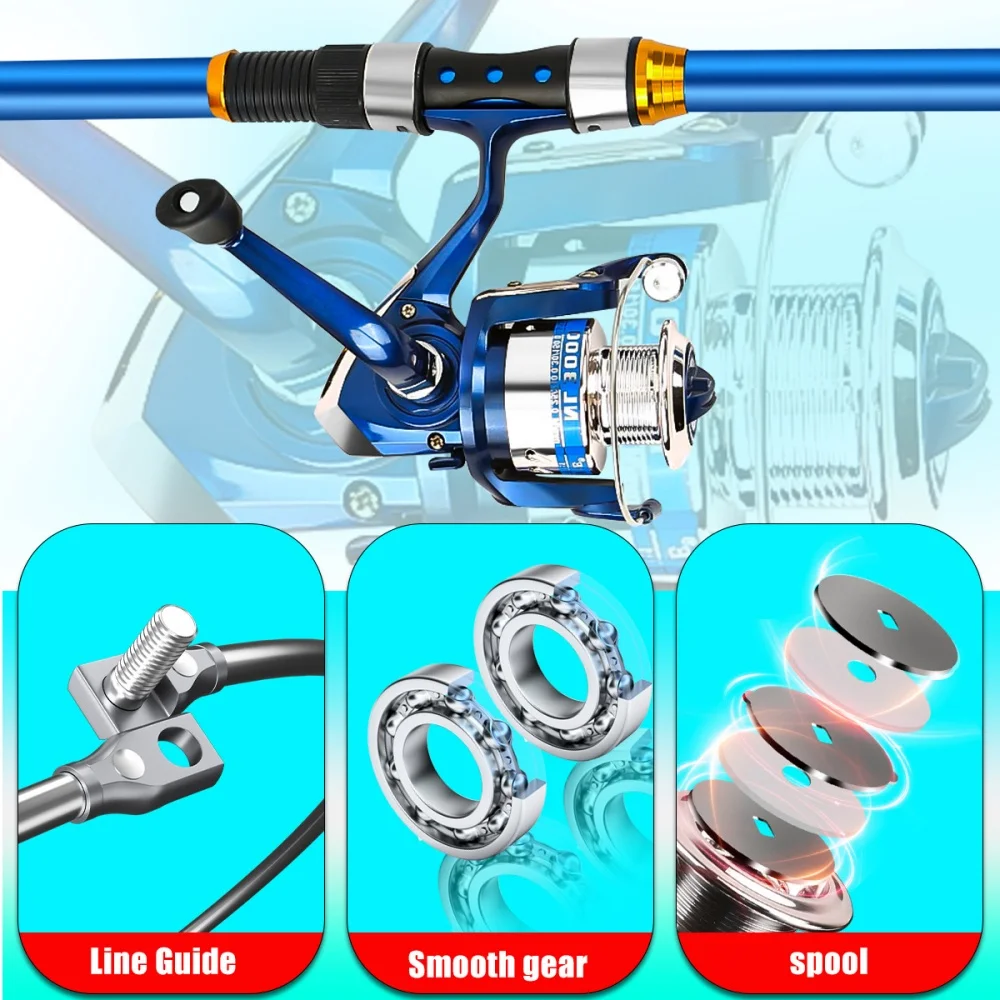 Set di canne da pesca telescop - Fishing Line Spooler recensione e prezzo