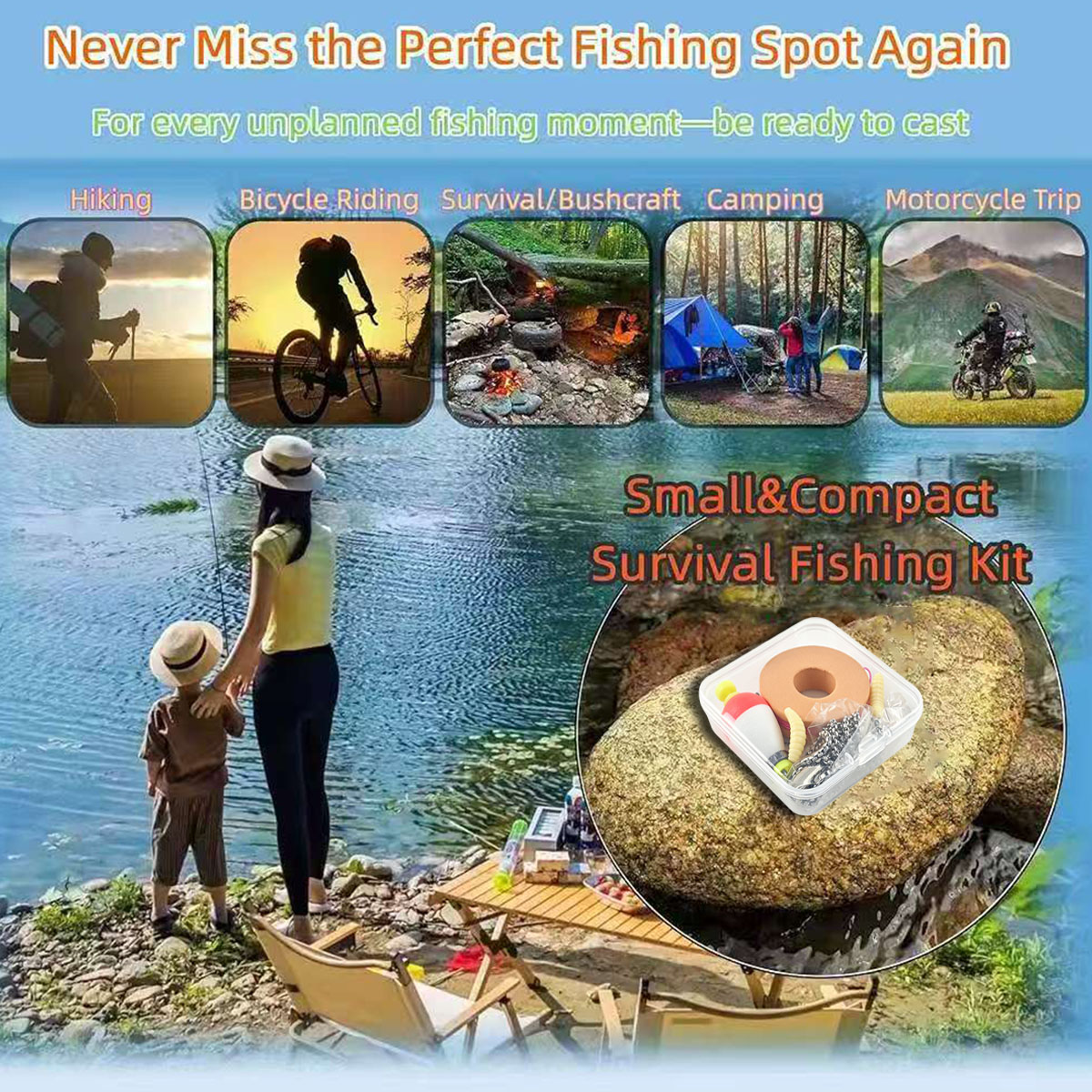 Set di attrezzatura da pesca p - Fishing Line Box recensione e prezzo